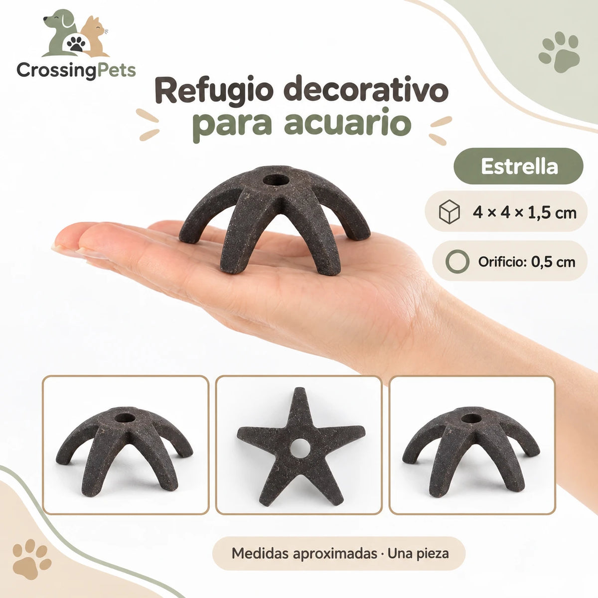 Refugios de cerámica para acuario · 45 modelos — CrossingPets · imagen 5