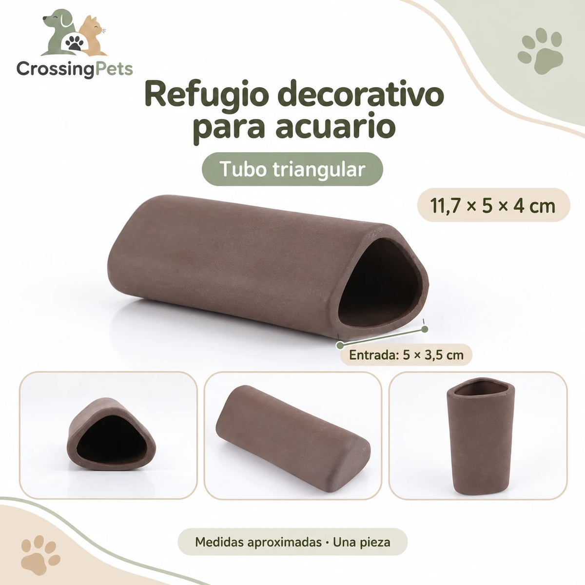 Refugios de cerámica para acuario · 45 modelos — CrossingPets · imagen 19
