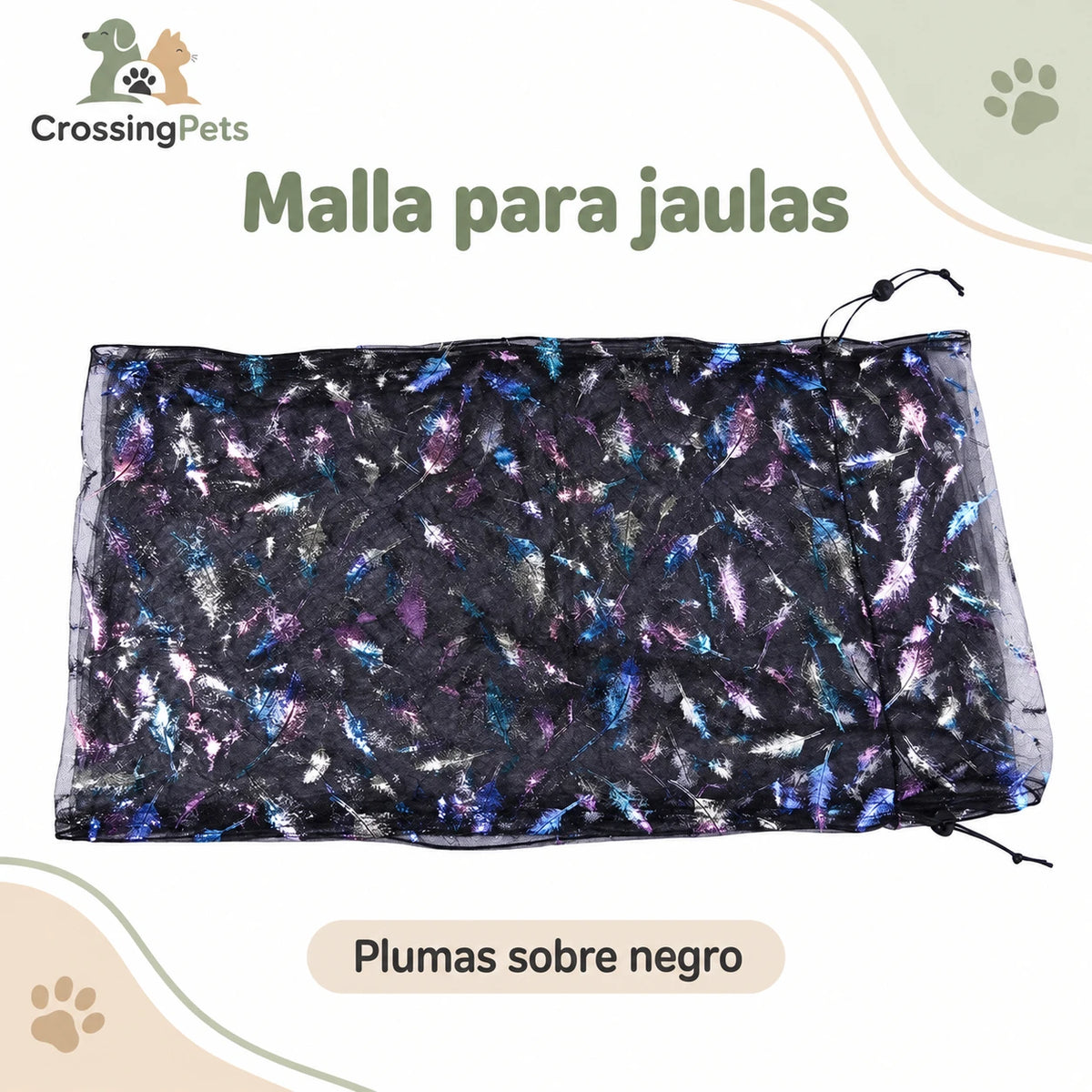 Malla ajustable para la base de jaulas de aves — CrossingPets · imagen 10