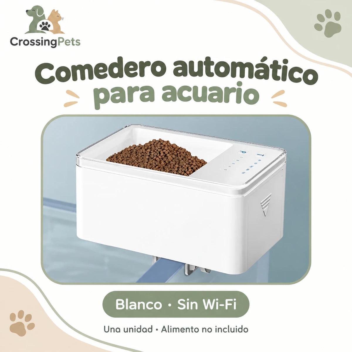Comedero automático para acuario con varias opciones de control — CrossingPets · imagen 6