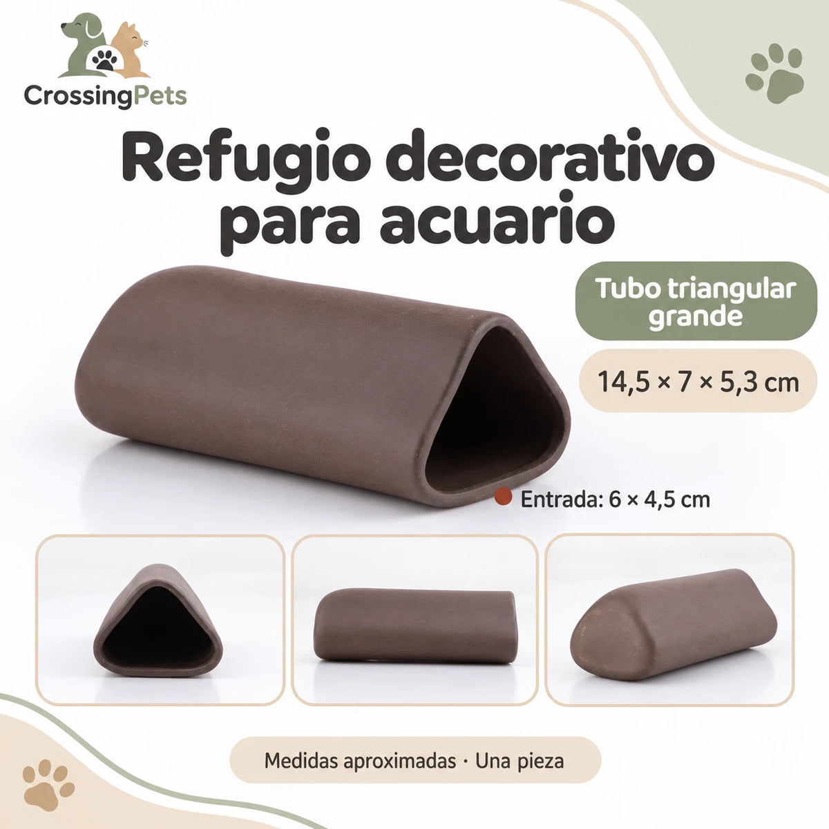Refugios de cerámica para acuario · 45 modelos — CrossingPets · imagen 39