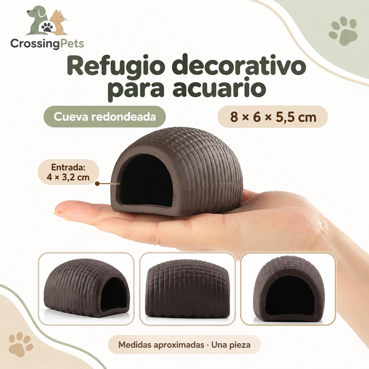 Refugios de cerámica para acuario · 45 modelos — CrossingPets · imagen 8