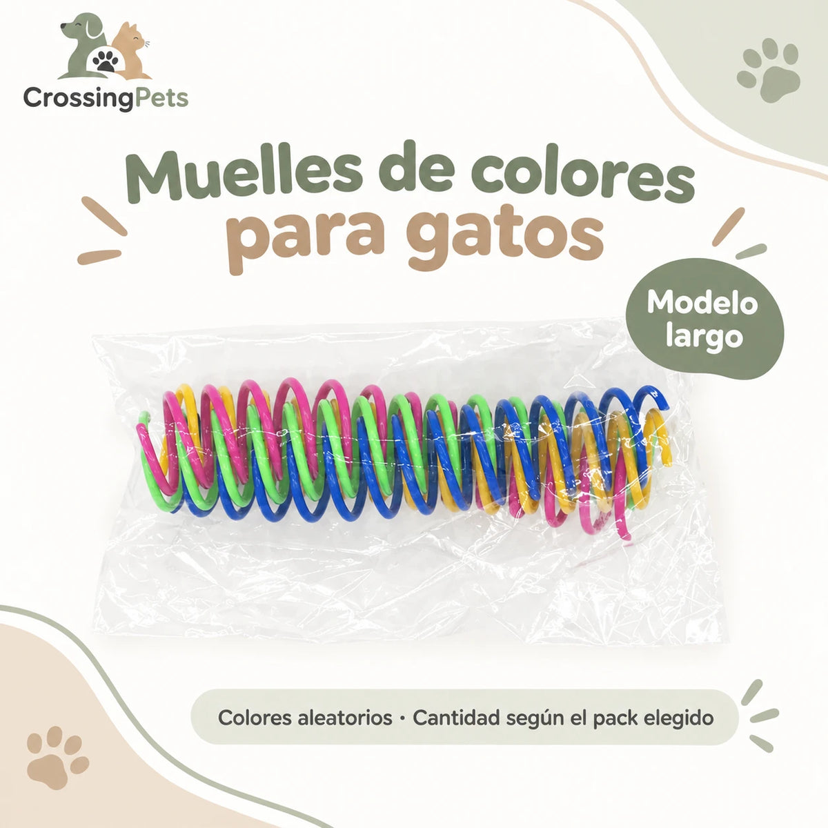 Muelles de colores para gatos — CrossingPets · imagen 8