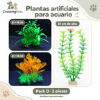 Plantas artificiales para acuario · Modelos sueltos y packs — CrossingPets · imagen 33