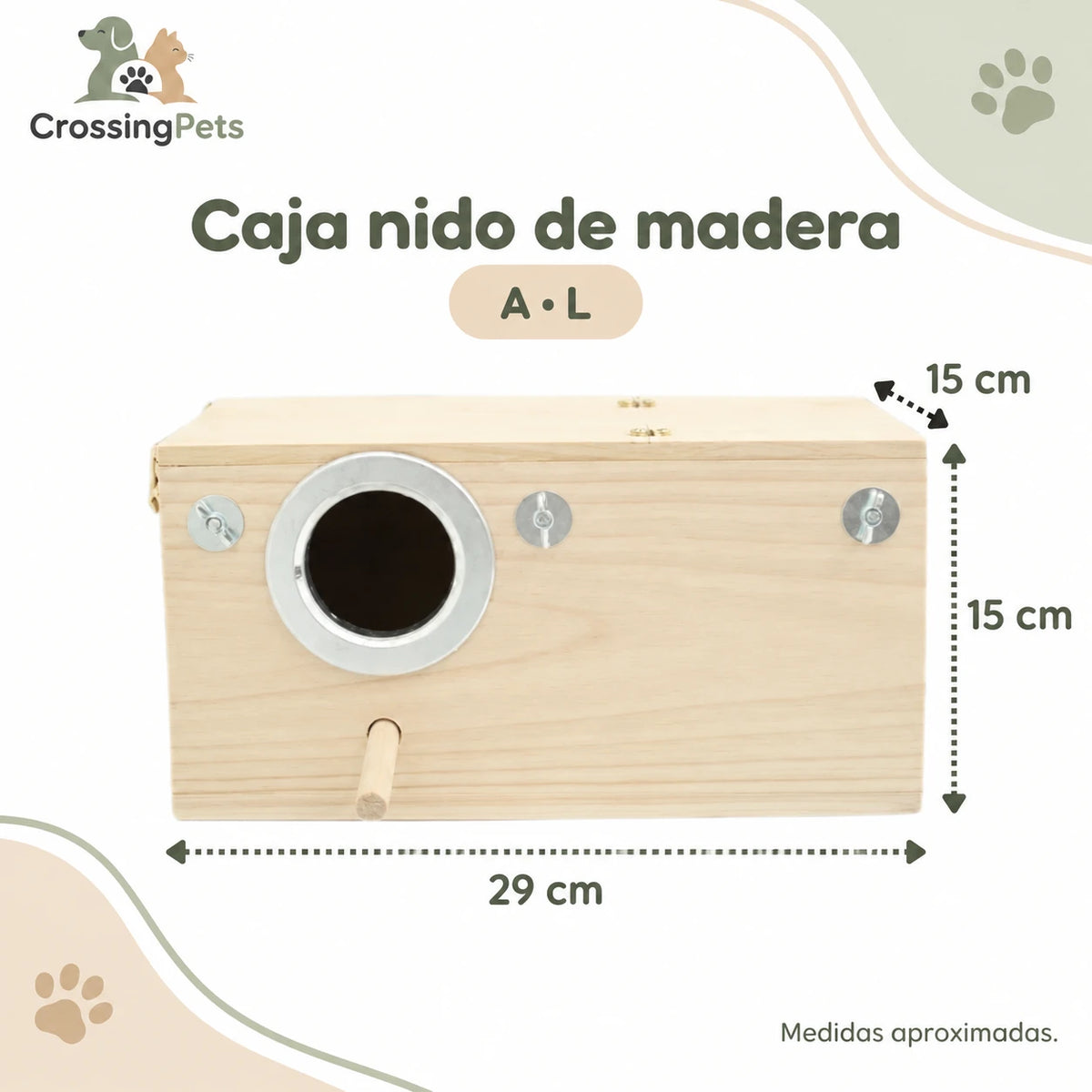Cajas nido y casita decorativa de madera — CrossingPets · imagen 5