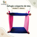 Refugios colgantes de tela para aves — CrossingPets · imagen 1