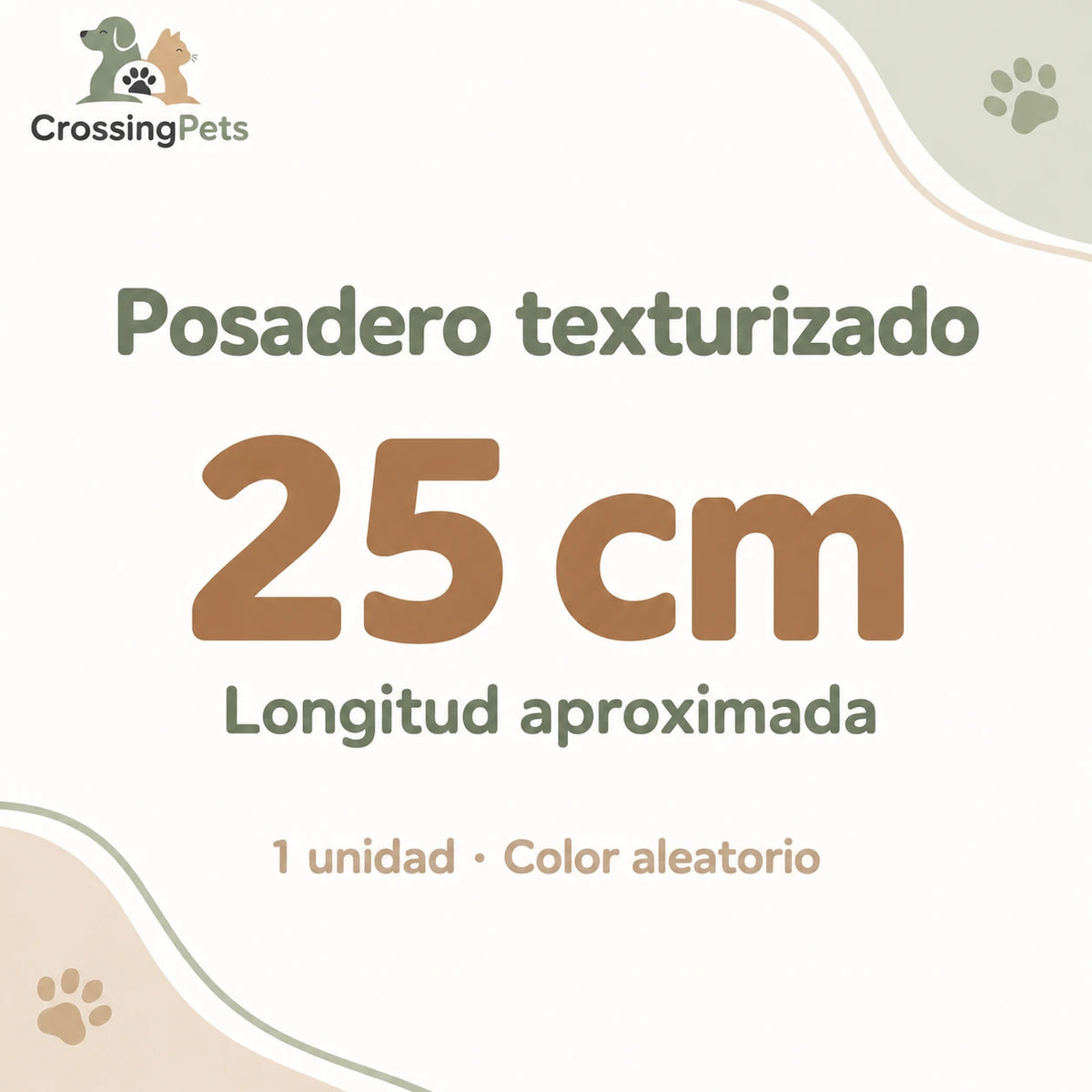 Posadero texturizado para aves y opción de fijación — CrossingPets · imagen 4