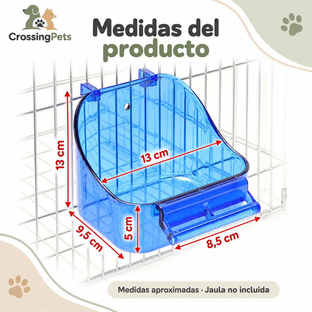 Bañera compacta con posadero para aves — CrossingPets · imagen 8