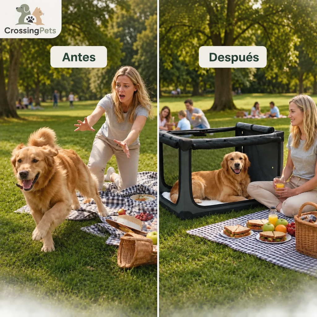 PawHut-Faltbox für Hunde — CrossingPets — Bild 6