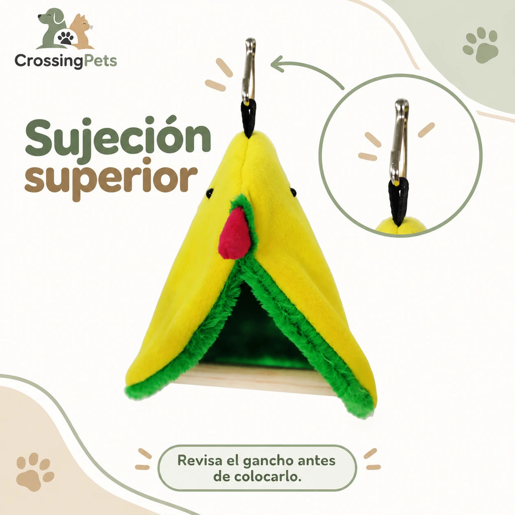 Refugios colgantes de tela para aves — CrossingPets · imagen 7
