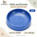 Nido de plástico perforado para palomas — CrossingPets · imagen 1