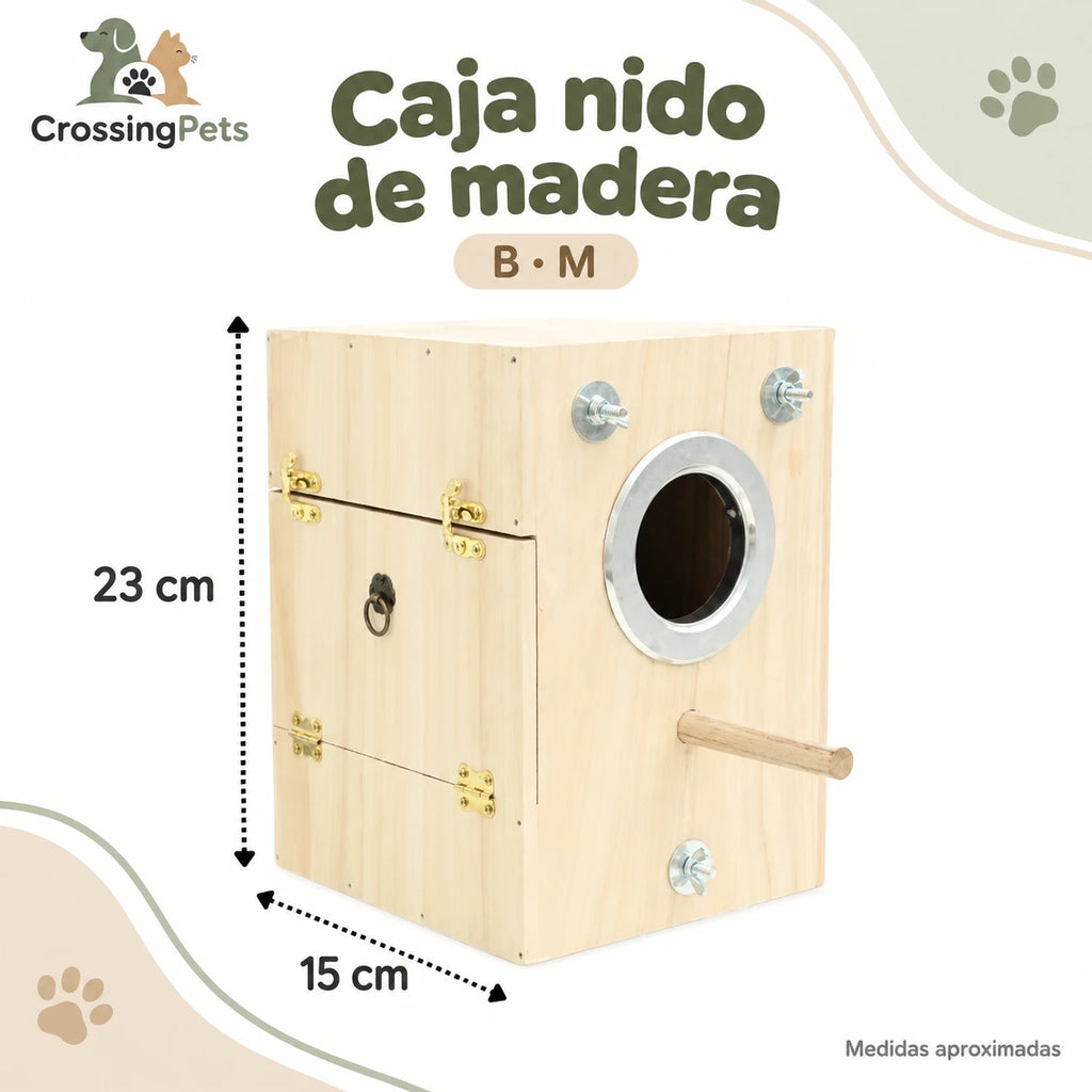 Cajas nido y casita decorativa de madera — CrossingPets · imagen 13