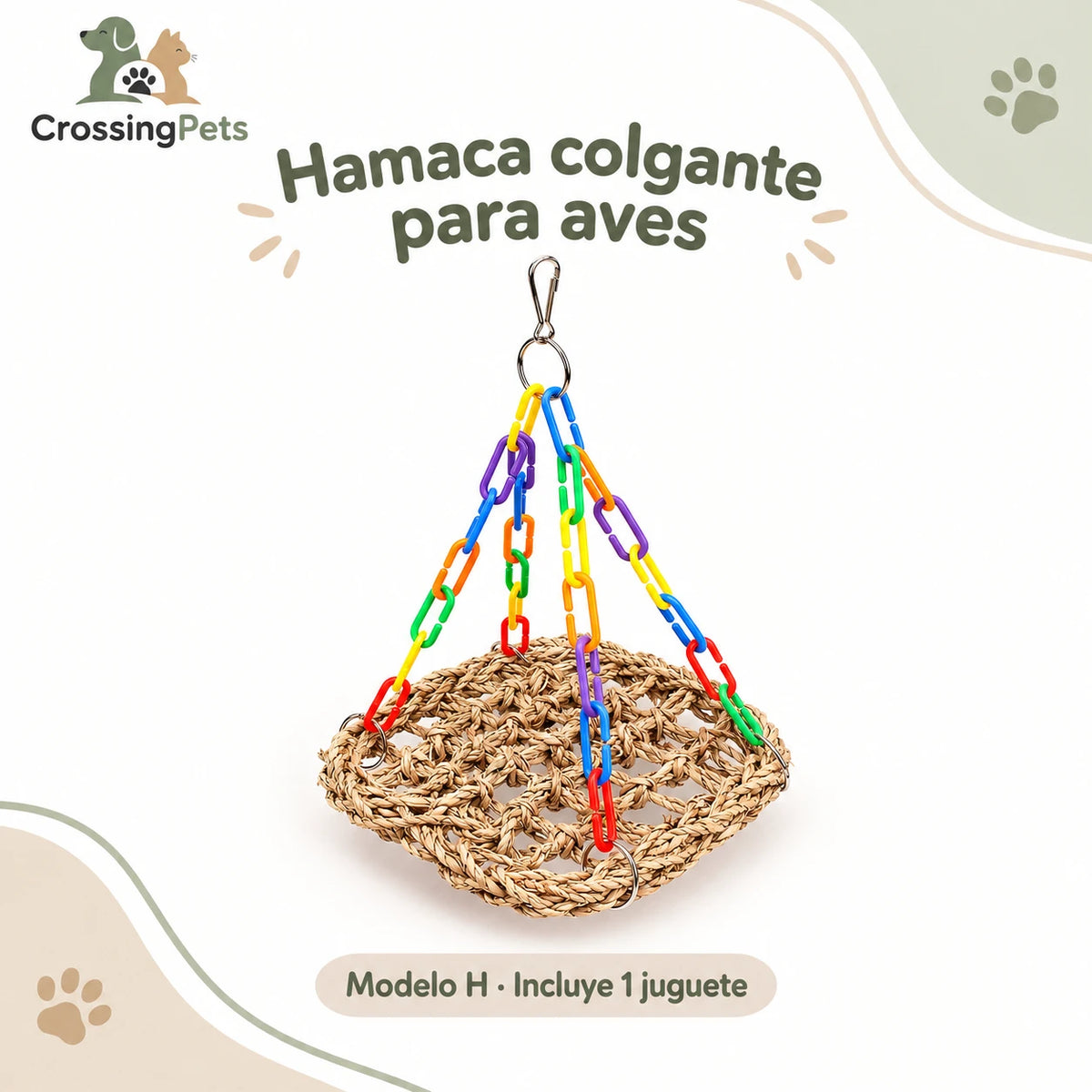 Juguetes y columpios colgantes para aves — CrossingPets · imagen 8
