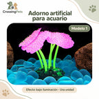 Adornos y plantas artificiales para acuario · 56 modelos — CrossingPets · imagen 1