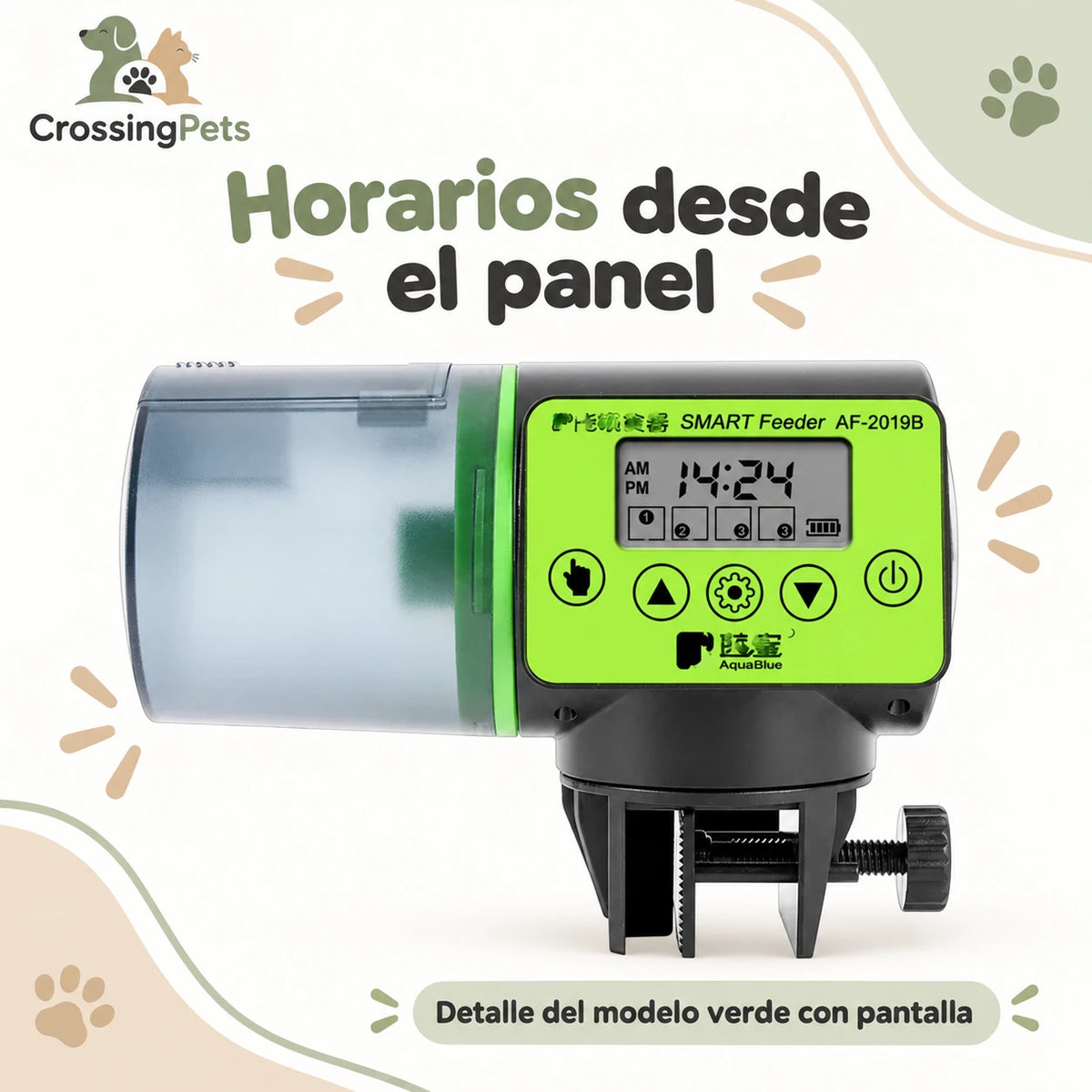 Comedero automático para acuario con varias opciones de control — CrossingPets · imagen 12