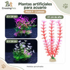 Plantas artificiales para acuario · Modelos sueltos y packs — CrossingPets · imagen 35
