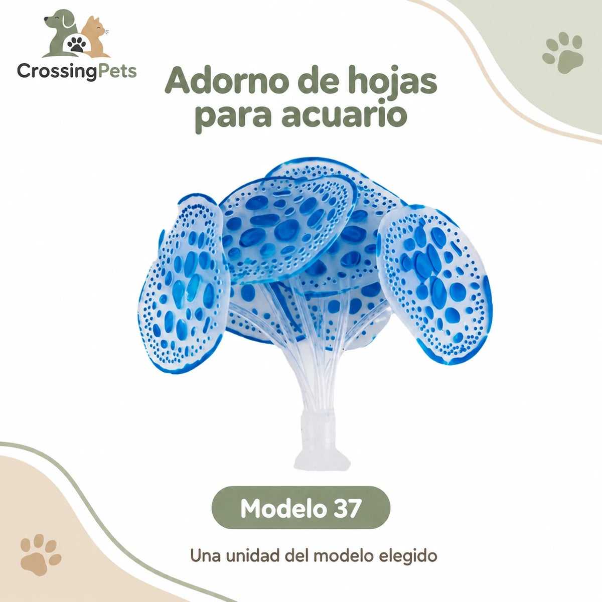 Adornos y plantas artificiales para acuario · 56 modelos — CrossingPets · imagen 37