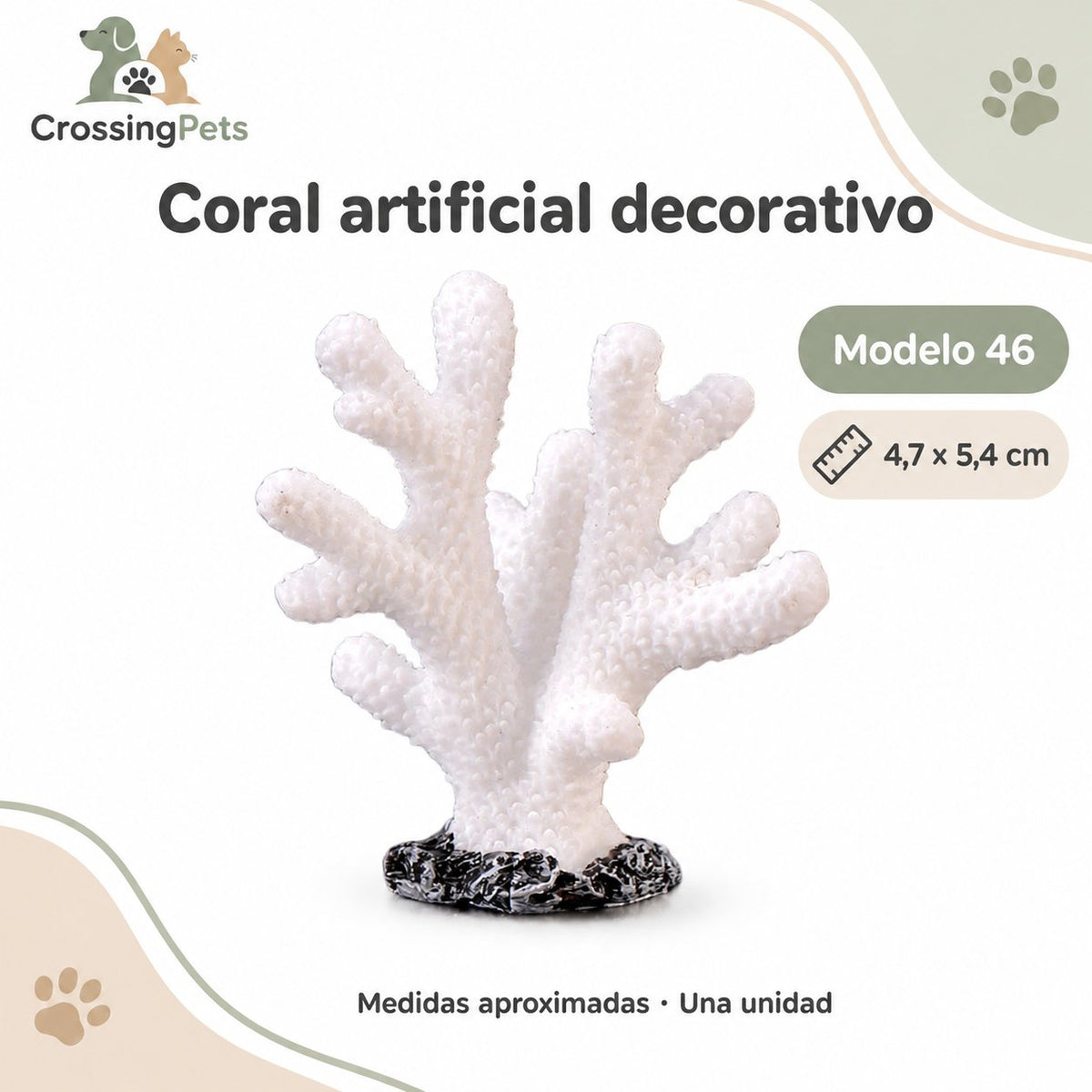 Adornos y plantas artificiales para acuario · 56 modelos — CrossingPets · imagen 46