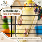 Jaula para aves con apertura superior y bandeja extraíble — CrossingPets · imagen 19