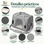 Bolsa transportadora CrossingPets — imagen 6, información en español