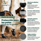 SnowGrip waterproof dog shoes (reflective) — image 5 — CrossingPets
