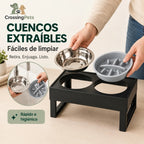 Cuencos extraíbles y limpieza del comedero — CrossingPets
