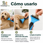 Cepillo quitapelo de doble cara CrossingPets - imagen 5 en español
