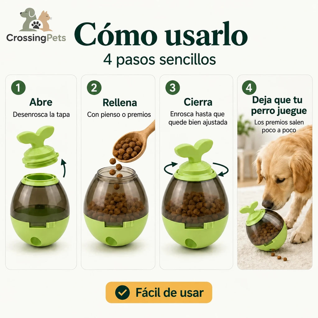 Comedero CrossingPets: instrucciones de uso