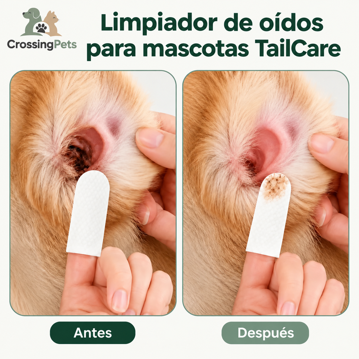 Limpiador de oídos TailCare — imagen 2 — CrossingPets