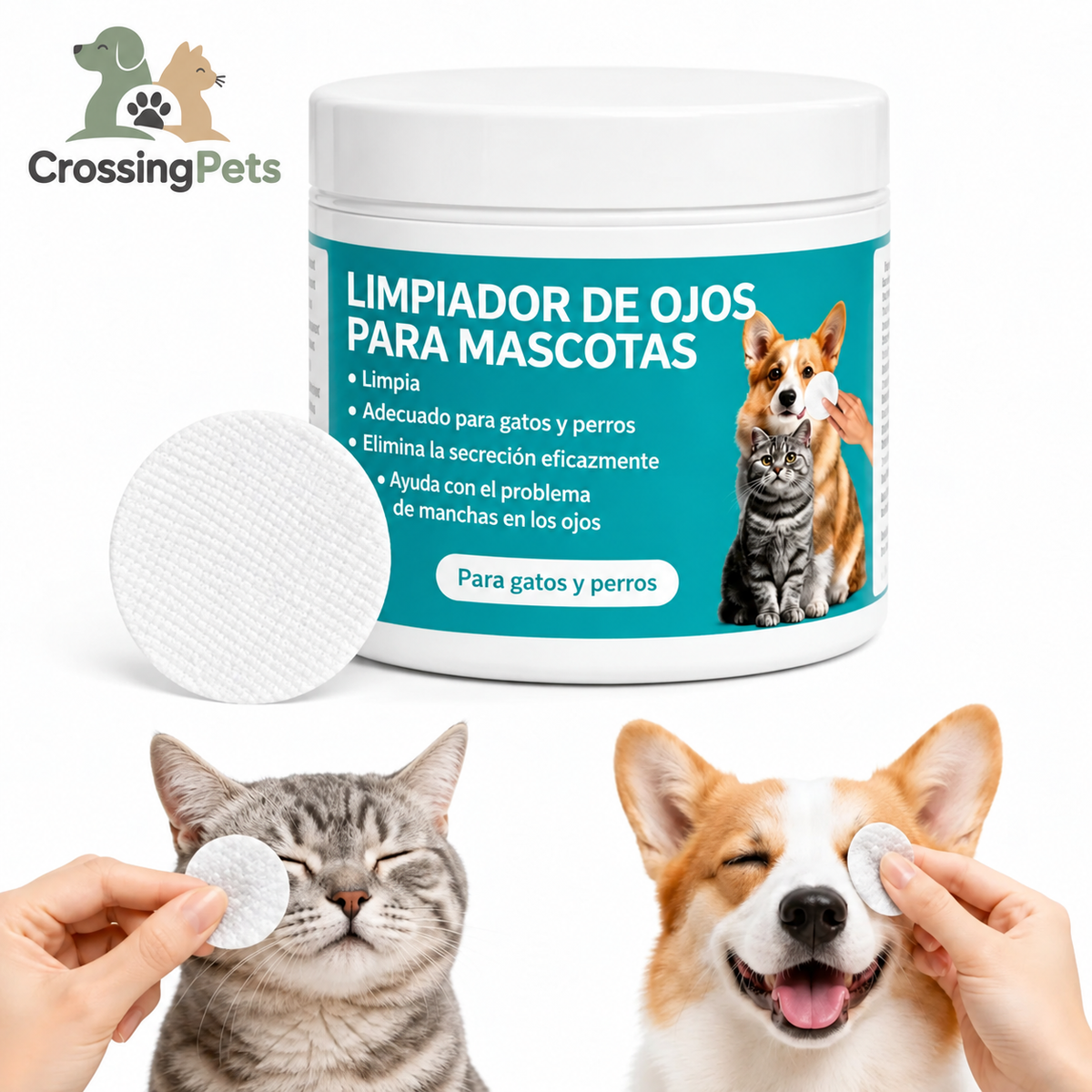 Limpiador de ojos TailCare — imagen 2 — CrossingPets