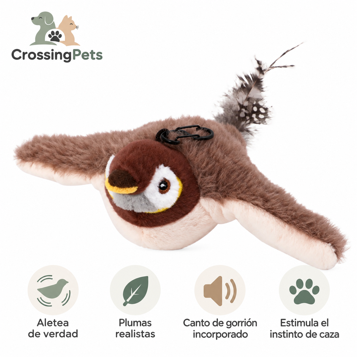 Gorrión giratorio Volino — imagen 5 — CrossingPets