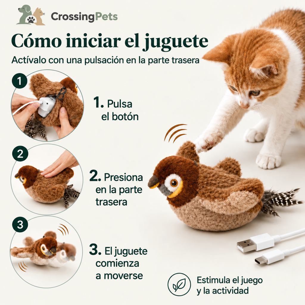 Gorrión giratorio Volino — imagen 6 — CrossingPets