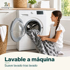 Nordvarm blanket for dogs and cats - image 13 with Spanish text and the CrossingPets logo