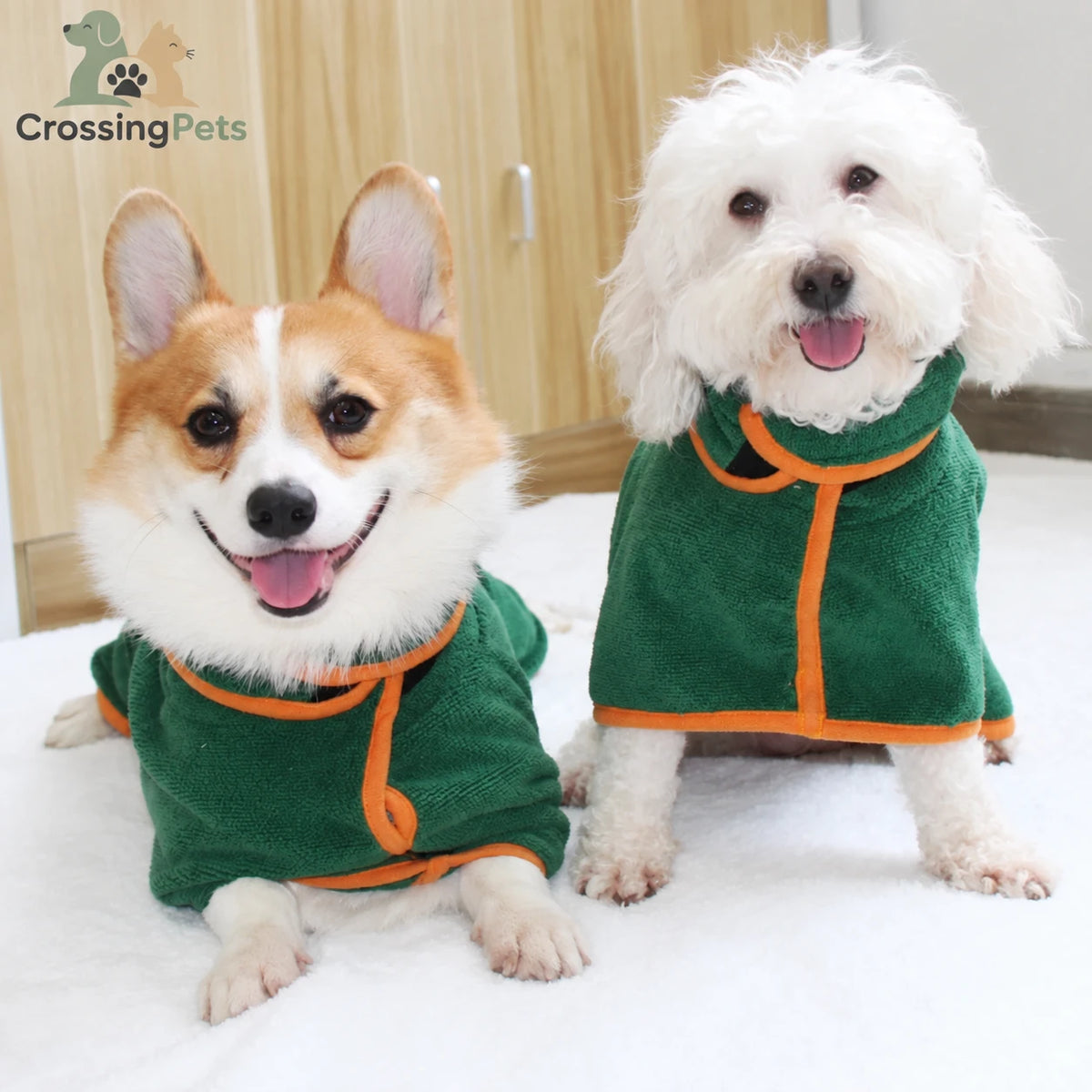 Albornoz para perros CrossingPets - imagen 3