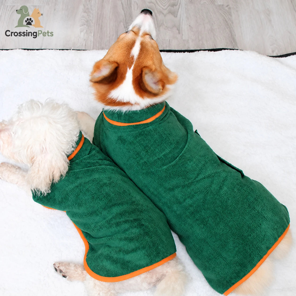 Albornoz para perros CrossingPets - imagen 4