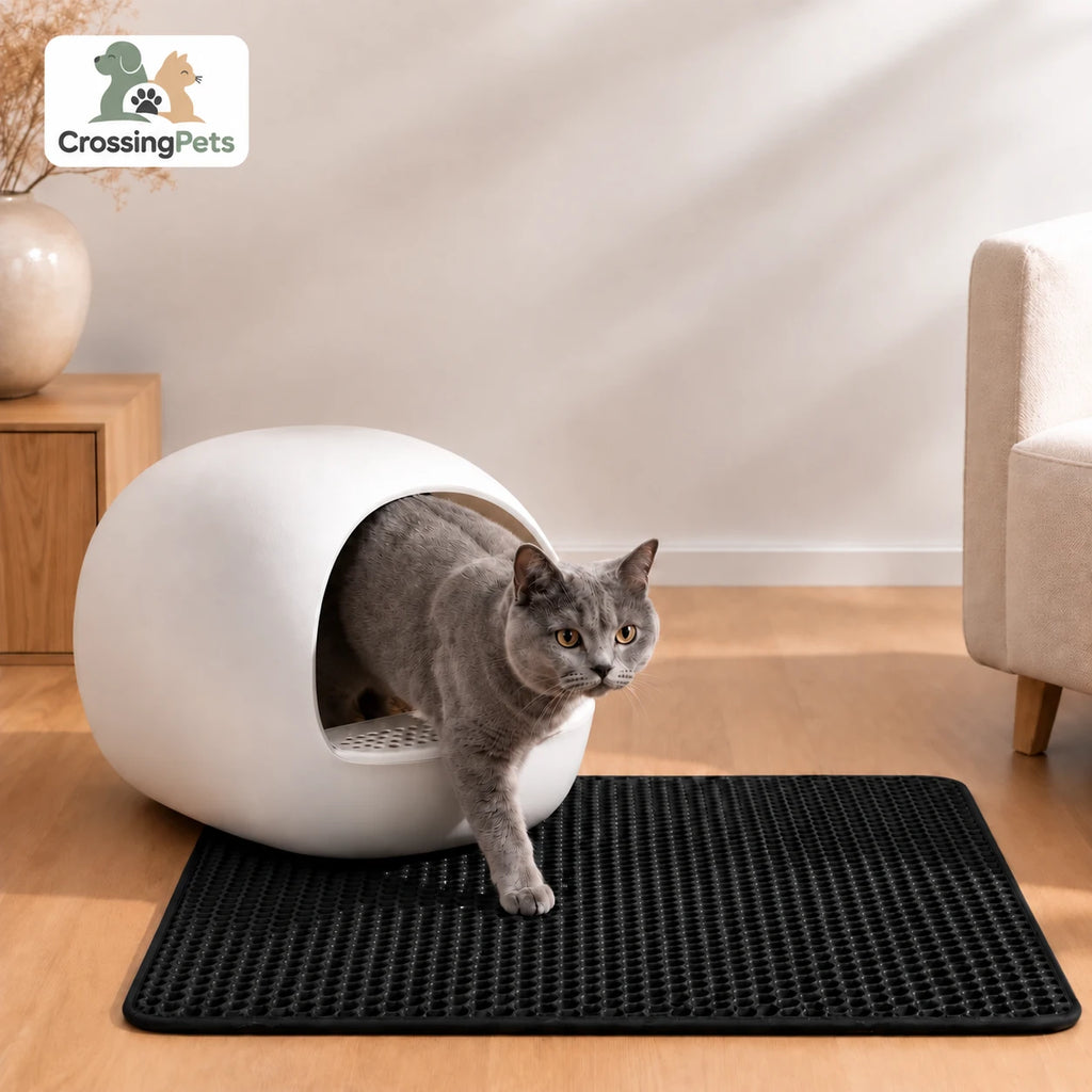 Large litter mat CrossingPets — image 2 with Spanish text