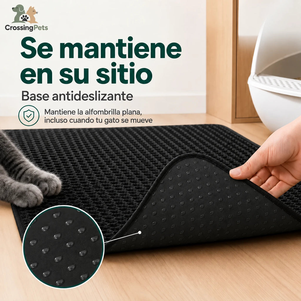 Large litter mat CrossingPets — image 9 with Spanish text
