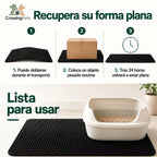 Large litter mat CrossingPets — image 10 with Spanish text