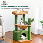 Árbol rascador con forma de cactus para gatos — imagen 8 en español