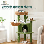 Árbol rascador con forma de cactus para gatos — imagen 14 en español