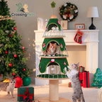 Árbol rascador para gatos con forma de árbol de Navidad — imagen 10 en español