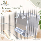 Bañera transparente para aves con fijación a jaula — CrossingPets · imagen 7
