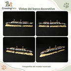 Barco decorativo de resina para acuario · Diseño Titanic — CrossingPets · imagen 2