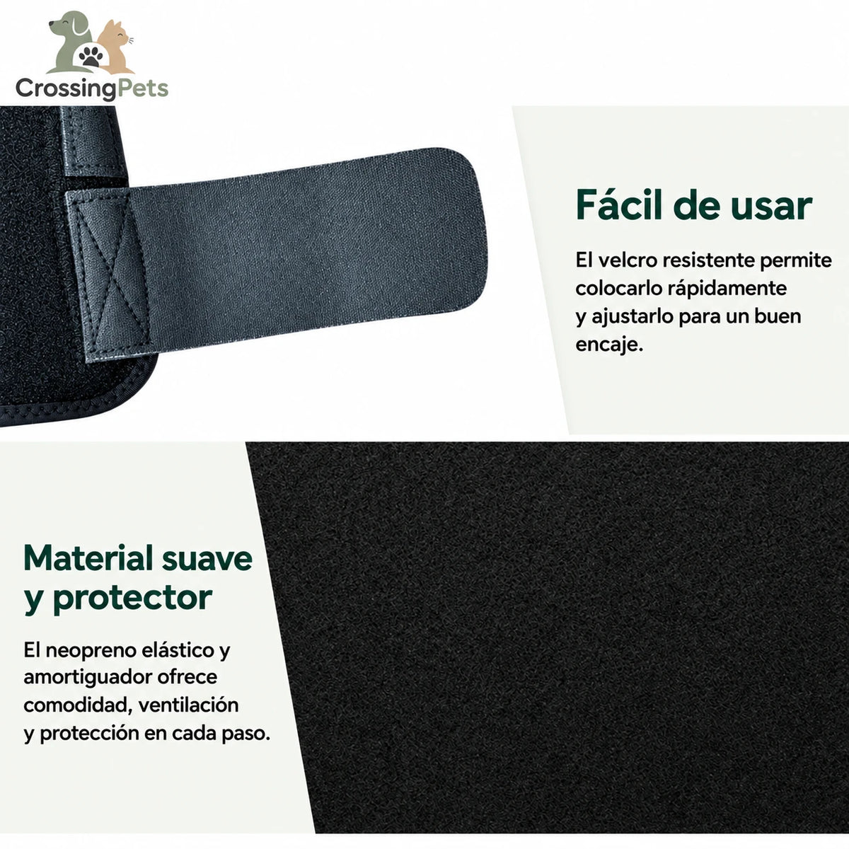 Botas protectoras para las patas de los caballos CrossingPets — imagen 6 en español