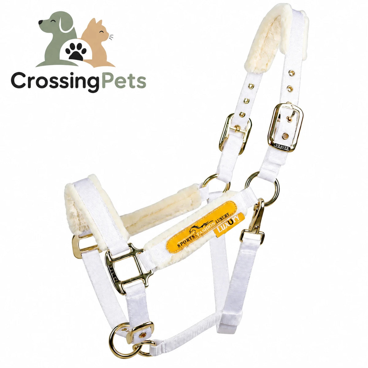 Cabestro acolchado Quilvera para caballos CrossingPets — imagen 2 en español