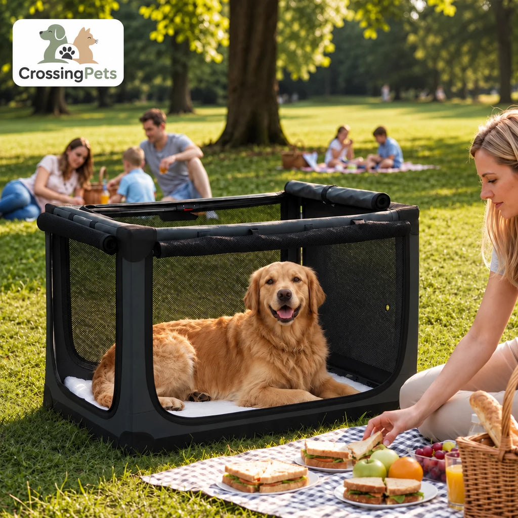 PawHut-Faltbox für Hunde — CrossingPets — Bild 2