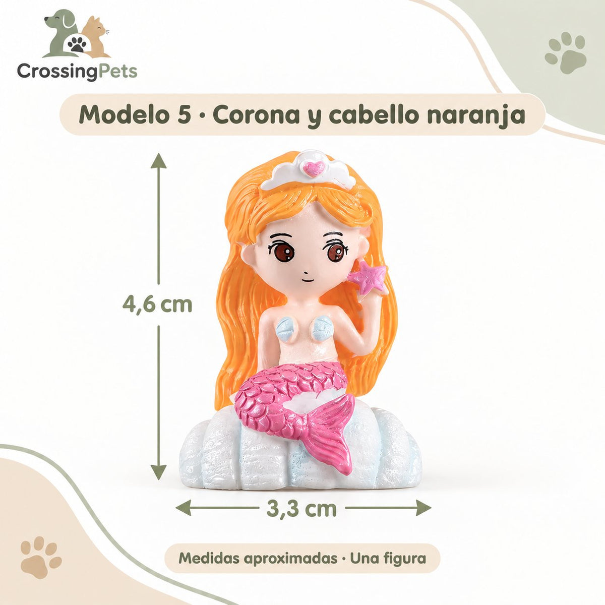 Figuras decorativas de sirena · 7 modelos a elegir — CrossingPets · imagen 5