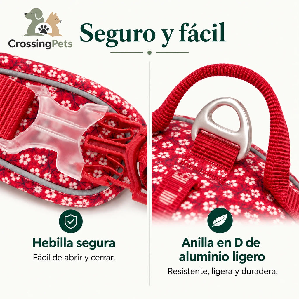 Arnés floral Reflexfit — CrossingPets — imagen 10