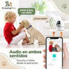 Cámara interior Netvue para mascotas con Wi-Fi y audio bidireccional — CrossingPets · imagen 7