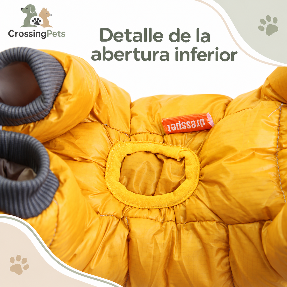 Mono de invierno reflectante con anilla — CrossingPets · imagen 15